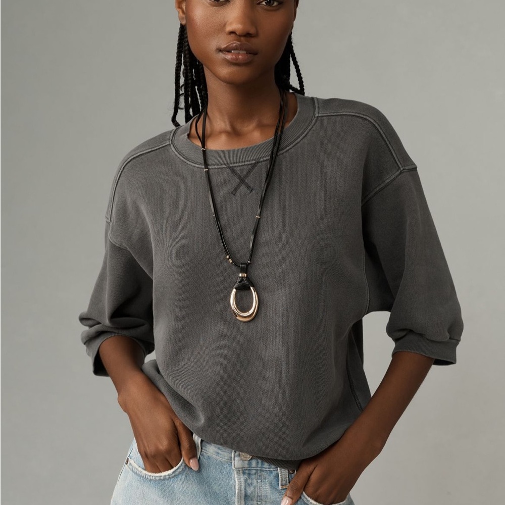 Pilcro Niki bubble sweatshirt NWT size S